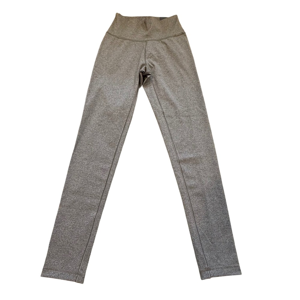 Adidas Kids 2.0 Tights Dark Grey Heather High Rise Leggings XS NWT